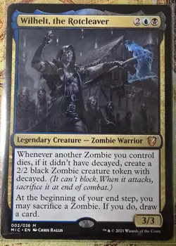 Wilhelt, the Rotcleaver, Midn8ght Hunt Commander, MTG, Regular, #2, NM++ - Image 1