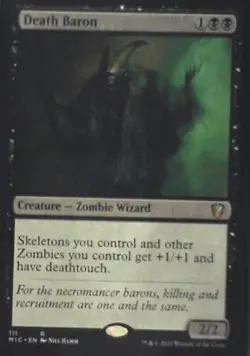 Death Baron - Commander: Innistrad: Midnight Hunt: #111, MTG Lp C288 - Image 1