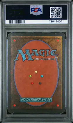 MTG - Lord of the Pit - Revised Edition Magic - Graded PSA 6 - Image 2