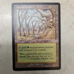 Wizards of the Coast Gaea's Cradle Legendary Land 1998 Green English Mark Zug - Image 1