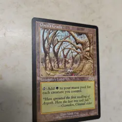 Wizards of the Coast Gaea's Cradle Legendary Land 1998 Green English Mark Zug - Image 3