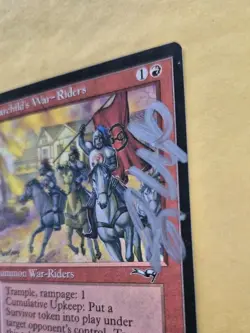 Unplayed Silver Signed VARCHILD'S WAR-RIDERS mtg NM Alliances Susan Van Camp EDH - Image 2