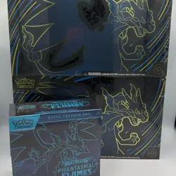 Pokemon Mega Evolution Charizard X Ultra-Premium Collection 2x Lot+ Etb phantas - Image 1