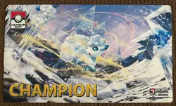 Play! Pokemon Alolan Vulpix League Cup Champion Playmat 2022 UNUSED - Image 1