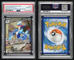 Quaquaval ex Special Illustration Rare Pokemon Scarlet & Violet PSA 10 - Image 3