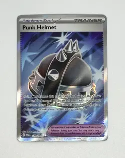 Punk Helmet 121/94 Full Art Trainer NM Pokemon Phantasmal Flames - Image 1