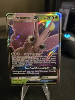 Pokemon TCG - Unbroken Bonds -Venomoth GX Holo Ultra Rare 012/214 - NM - Image 1