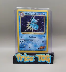 Pokemon TCG: Misty's Seadra Pre-Release 9/132 Pokemon Gym Heroes Holo Rare NM - Image 1