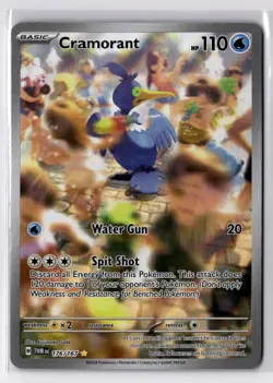Pokemon Twilight Masquerade Cramorant 176/167 Illustration Rare - Image 1