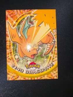 2000 Topps Pokemon TV Animation Series 3 Dragonite Blue Logo #149 NM- - Image 1