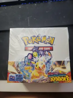 Pokemon Scarlet & Violet Surging Sparks Booster Box SEALED - Image 1