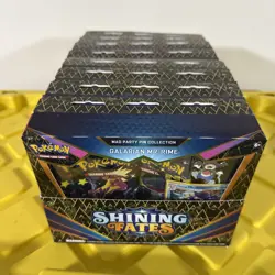 Pokemon TCG: Shining Fates Mad Party Pin Collection Case Of 8 Packs 820650818684 - Image 2