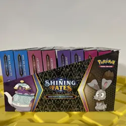 Pokemon TCG: Shining Fates Mad Party Pin Collection Case Of 8 Packs 820650818684 - Image 3