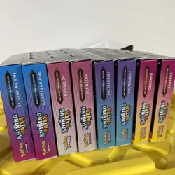 Pokemon TCG: Shining Fates Mad Party Pin Collection Case Of 8 Packs 820650818684 - Image 5