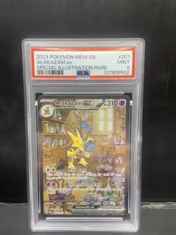 Alakazam EX 201/165 Special Illustration Rare SIR Pokemon 151 English - PSA 9 - Image 1