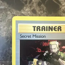 Wizards Pokemon TCG Trainer Lt. Surge Secret Mission Gym Heroes 1st Ed NM- - Image 3