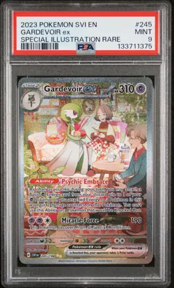 2023 POKEMON SVI EN-SCARLET & VIOLET #245 GARDEVOIR EX PSA 9 - Image 1