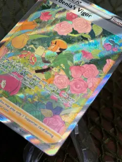 GARDENIA'S VIGOR ~ Pokemon TCG: CROWN ZENITH ~ GG61 FULL ART TRAINER - Image 5