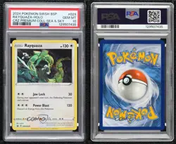 Rayquaza Holo Pokemon Sword & Shield Black Star Promo PSA 10 GEM MT - Image 3
