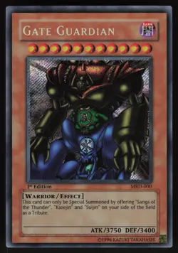 Gate Guardian MRD-000 MRD Secret Rare Asian English 1st Edition Yu-Gi-Oh - Image 1