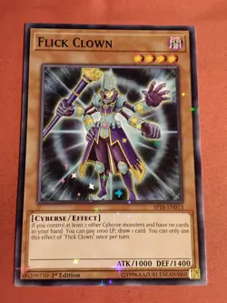 Yu-Gi-Oh! Flick Clown - SP18-EN013 - Starfoil Rare - 1st Ed. - Unplayed Mint+ - Image 1