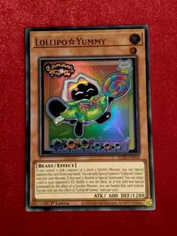 Yu-Gi-Oh! - Lollipo☆Yummy - Ultra Rare - JUSH-EN018 1st Edition - Unplayed Mint+ - Image 1