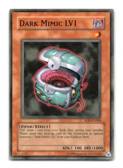 Dark Mimic LV1 - SOD-EN009 - YuGiOh-LP - Image 1