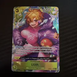 One Piece Lilith OP07-111 SR English Edition NM/M Condition Parallel - Image 1