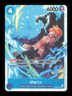 One Piece TCG | Marco PRB02-008 SR One Piece the Best Vol. 2 ENG NM - Image 1
