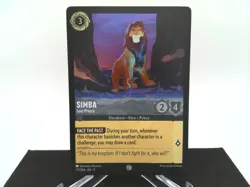 Simba - Lost Prince 173 Cold Foil Shimmering Skies Disney Lorcana - Image 1