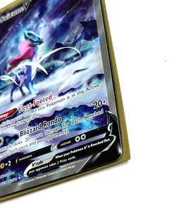 Suicune V GG38/GG70 Crown Zenith Galarian Gallery NM Pokemon Card - Image 3