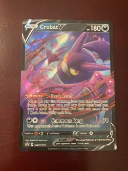 Crobat V SWSH110 Sword & Shield Black Star Promo Pokemon TCG Card - Image 1