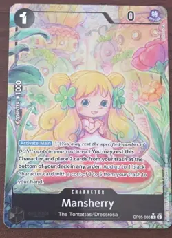 Mansherry OP05-088 R Alt Art ONE PIECE TCG English Card Awakening of the New Era - Image 1