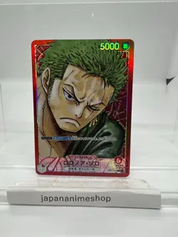 Roronoa Zoro [PAR] Parallel OP01-001 L ONE PIECE Card ROMANCE DAWN Japan - Image 1