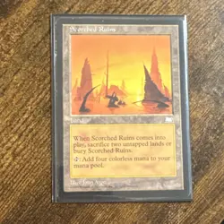 Magic: The Gathering Scorched Ruins Weatherlight Land Cards English Regular - Image 1