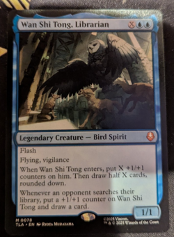 Mtg Wan Shi Tong, Librarian Avatar the Last Airbender TLA Magic mythic # M 0078 - Image 1