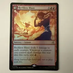 Reckless Blaze TLE Foil MTG - Image 1