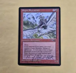 Unplayed Signed Rogue Skycaptain Alliances Magic MTG Randy Adplund Faith EDH NM - Image 1