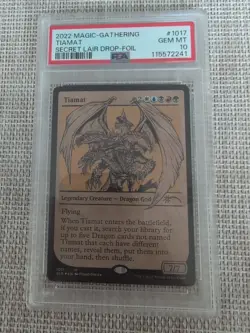 MTG D&D Tiamat Graded PSA 10 SLD 1017 Secret Lair - Image 1