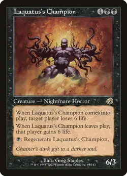 Laquatus's Champion 1x MtG Torment TOR SP/NM - Image 1