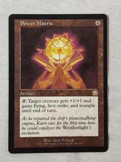 NM Power Matrix Mercadian Masques Mtg Magic the Gathering - Image 1