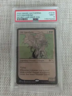Old Gnawbone - Foil - Showcase Near Mint, English Secret Lair MTG PSA Graded 9 - Image 1
