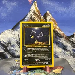Murkrow - 24/111 Pokemon Neo Genesis - 1st Edition LP+ / NM - Image 1