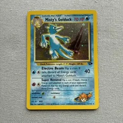 Pokemon Misty's Golduck 12/132 Gym Challenge Holo - Image 1
