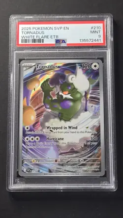 PSA 9 Tornadus SVP 210 Black Star Promo Pokemon 2025 - Image 1
