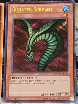 2× Sinister Serpent LCYW-EN154 Secret Rare NM+ / MINT - Image 4