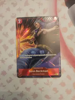 One Piece Benn.Beckman OP09-009 Emperors in the New World Parallel Alternate Art - Image 1