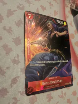 One Piece Benn.Beckman OP09-009 Emperors in the New World Parallel Alternate Art - Image 2