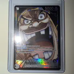 Marshall.D. Teach OP09-081 Leader ALT ART One Piece Emperors in the New World - Image 1