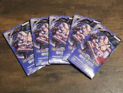 One Piece TCG The Azure Sea’s Seven OP-14 Sleeved Booster Pack Lot Of 5 Sealed - Image 1